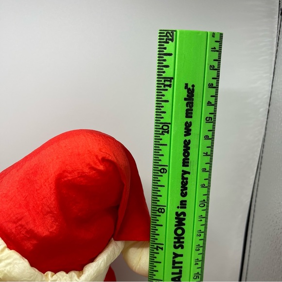 Vintage Santa Claus plush nylon parachute material stuffed animal - Picture 4 of 11